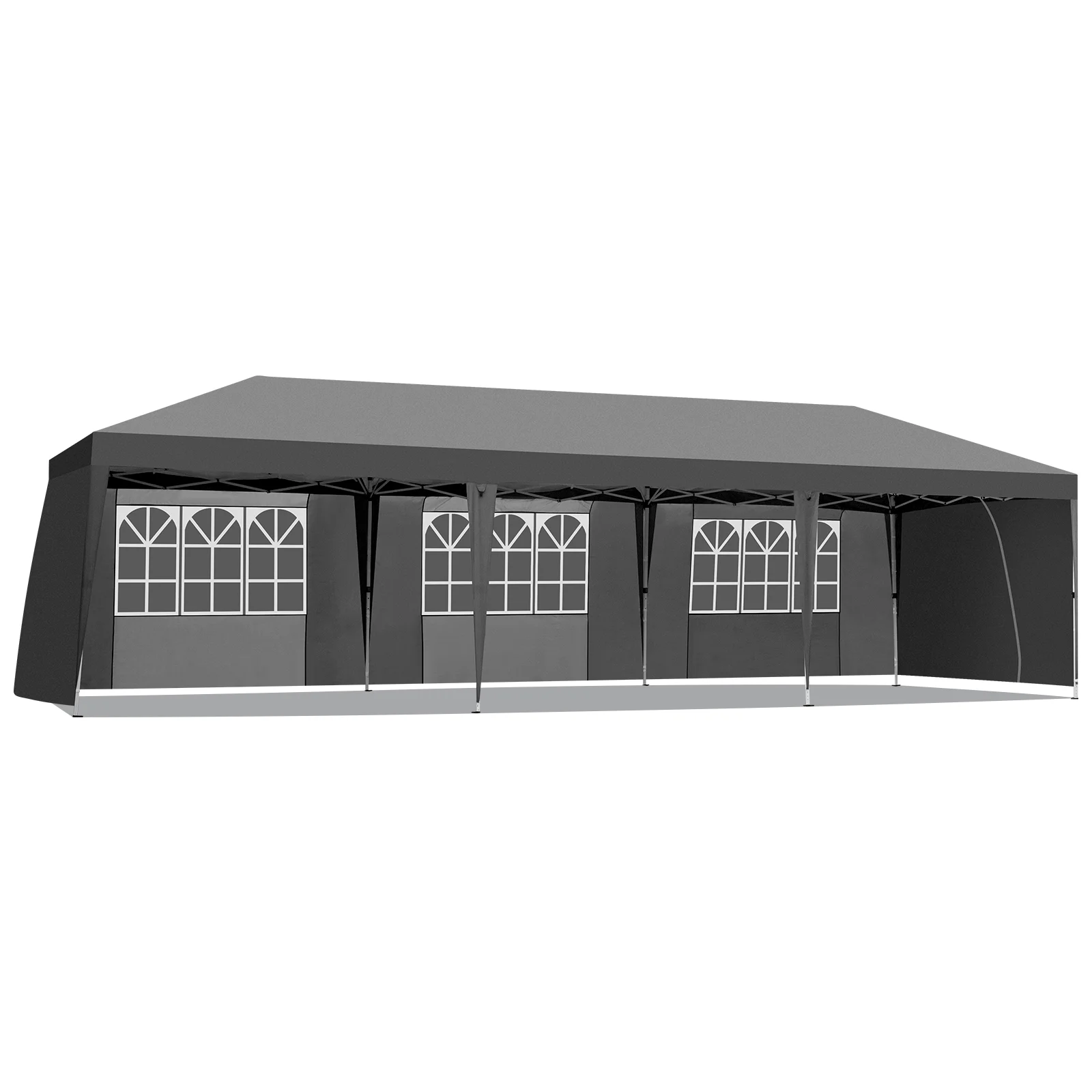 UBesGoo Ez Pop Up Patio Canopy Tent Gazebo Outdoor Party with 6 Sidewalls 10 x 20 ft Blue - Image 41