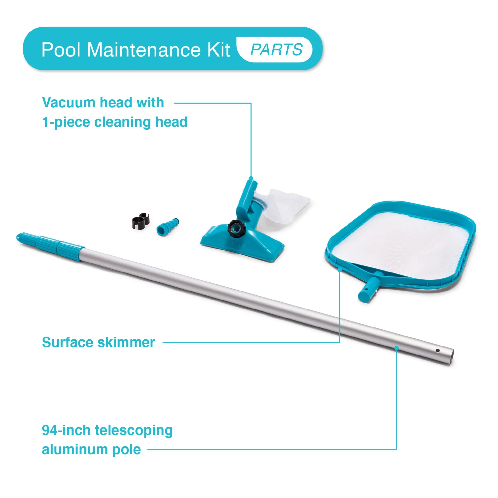 INTEX 18ft x 52in Ultra XTR Above Ground Swimming Pool, Sand Filter Pump, & Cleaning Maintenance Kit - Image 6