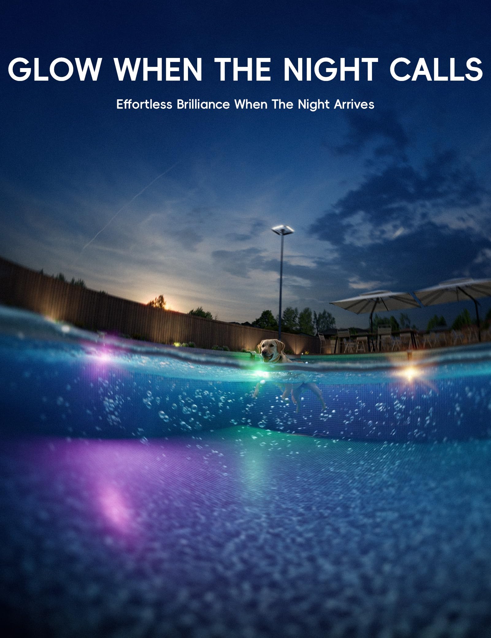 Solar Pool Lights for Steel Wall Above Ground Pools, Solar Powered LED Swimming Pool Lighting - Image 13