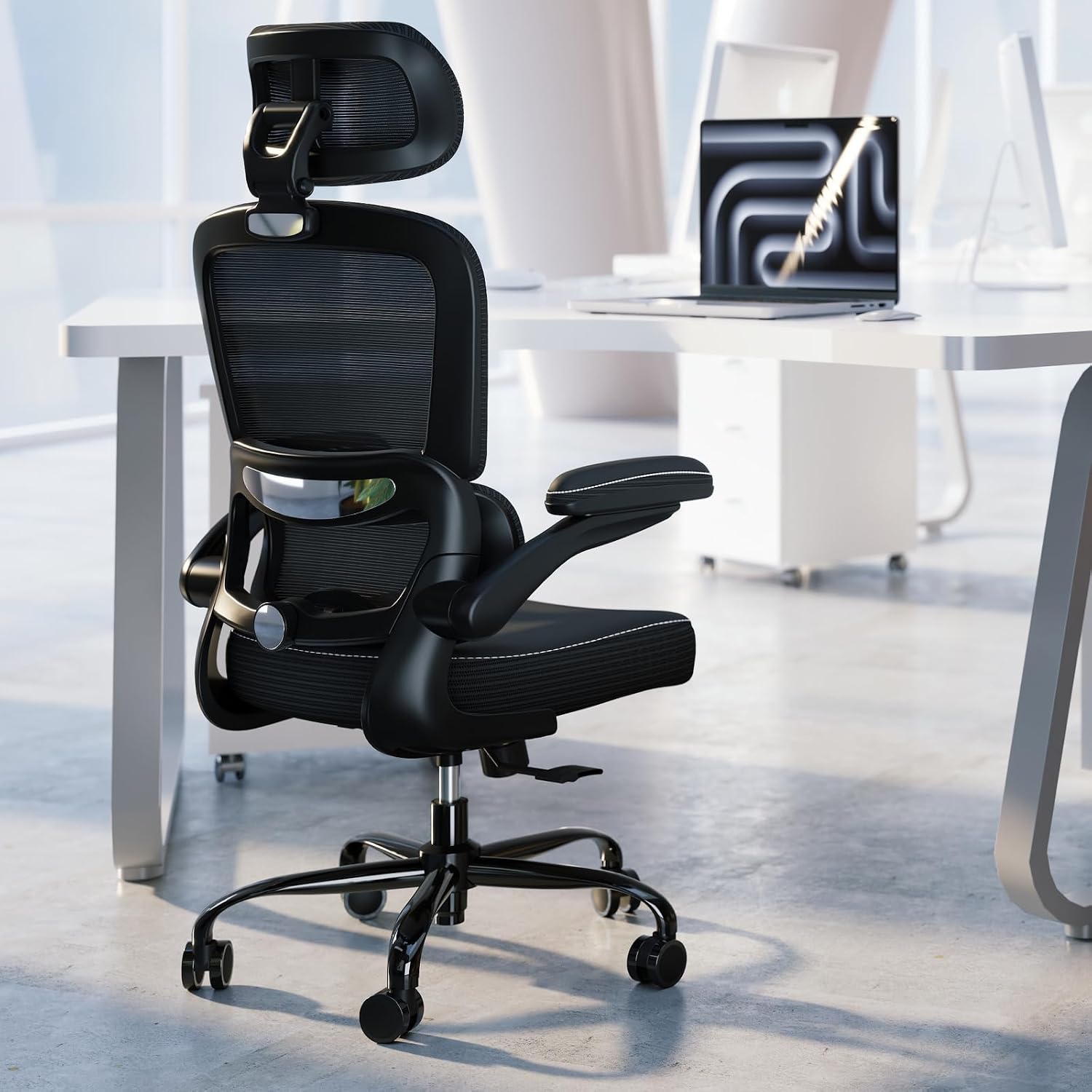 Office Chair Ergonomic Desk Chair - Gaming Chair with Lumbar Support - Image 43