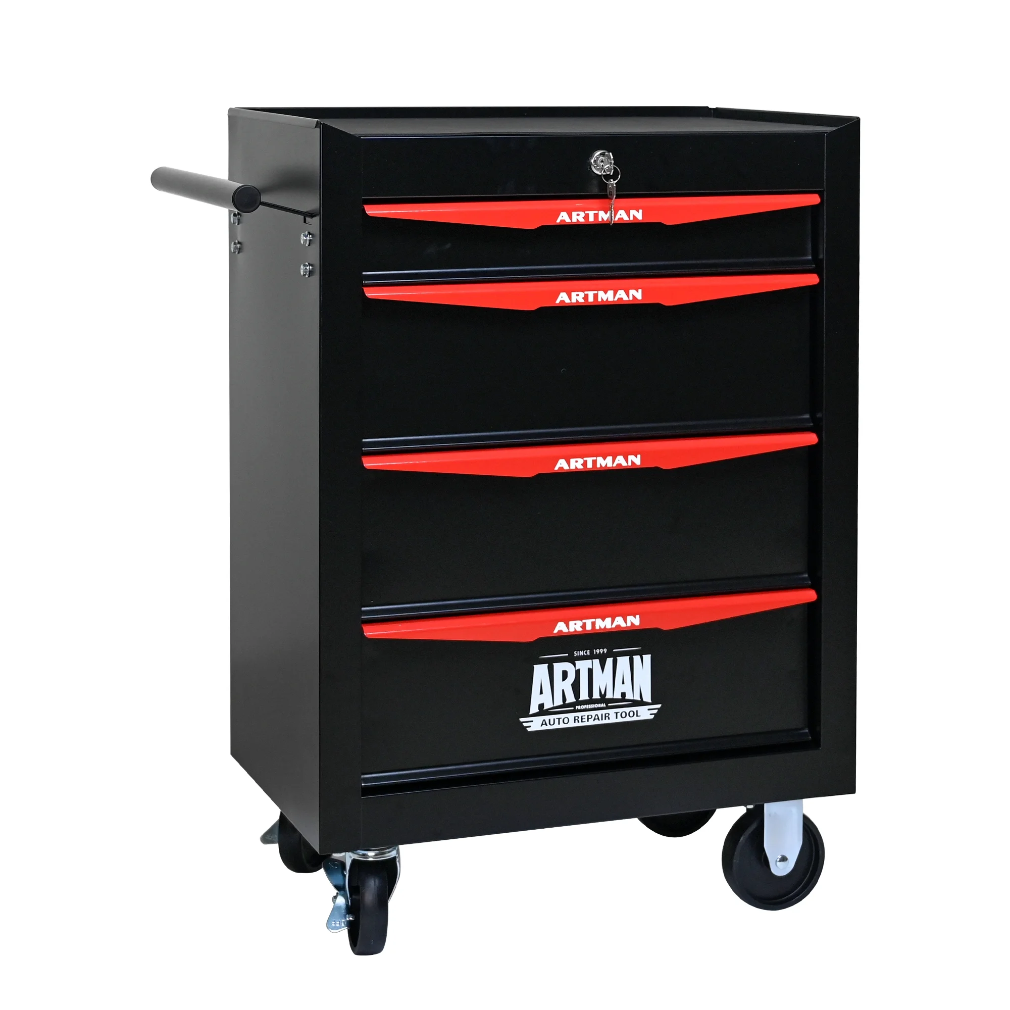 ARTMAN 20" 5-Drawer Rolling Metal Tool Chest Cabinet,Steel Tool Storage Box Organizer for Garage Workshop Warehouse - Image 17