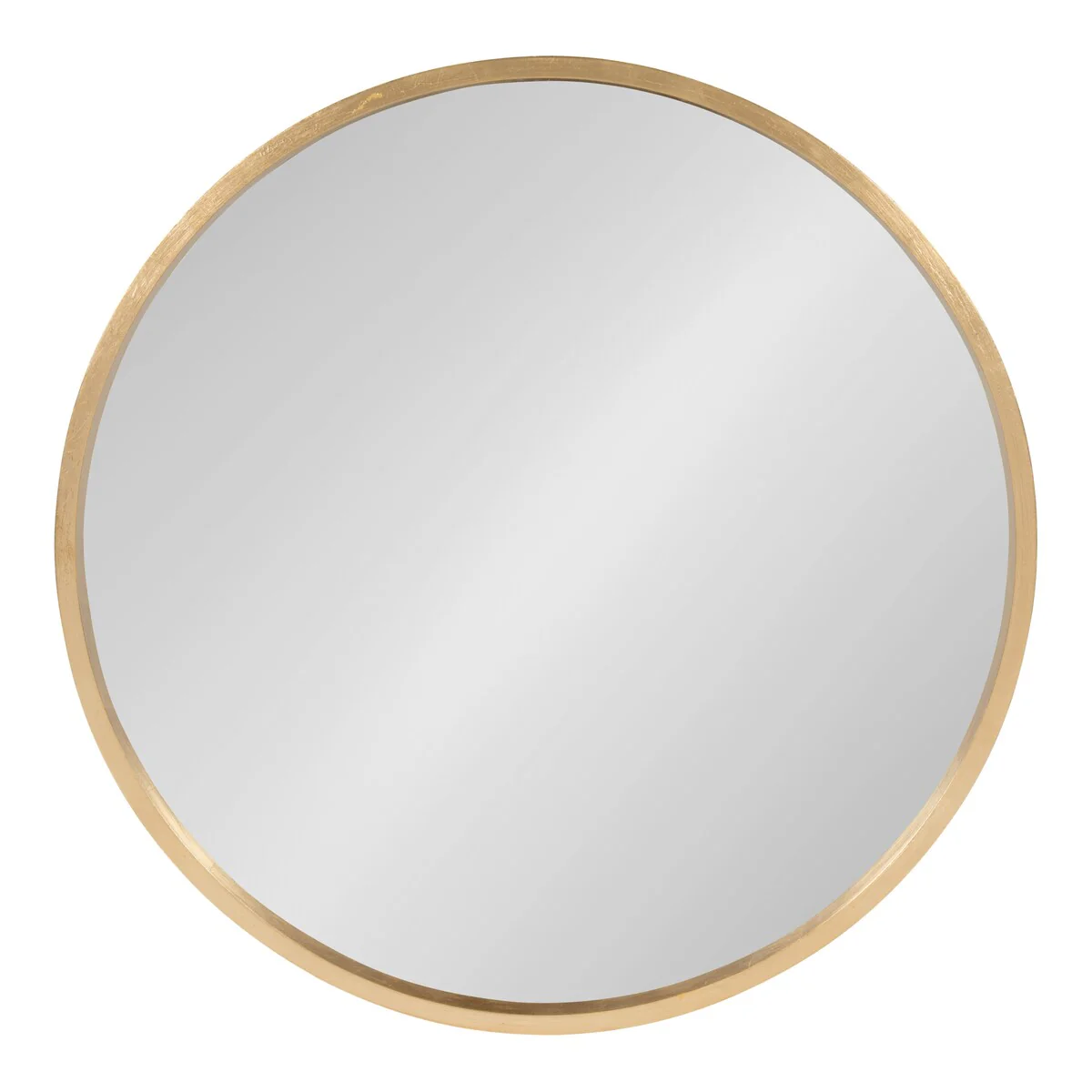 Round Wood Accent Wall Mirror, Modern Decorative Wooden Frame Mirror for Living Room, Bedroom and Entryway - Image 92