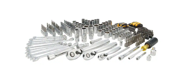 200-Piece Mechanics Tool Set, 1/4, 3/8 and 1/2-Inch Drive, Polished Chrome - Image 3