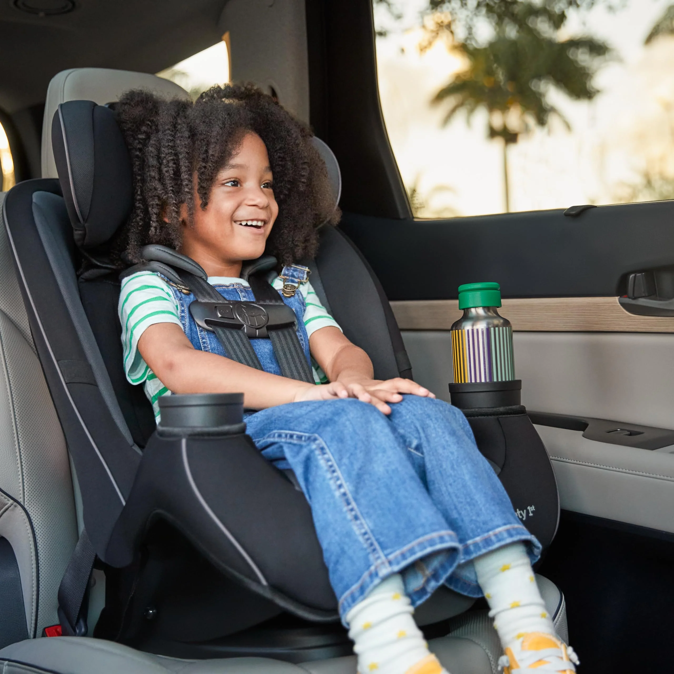 3-in-1 Slim Convertible Car Seat, All-in-One Infant Toddler Booster Seat, Rear & Forward Facing Child Safety Seat - Image 11