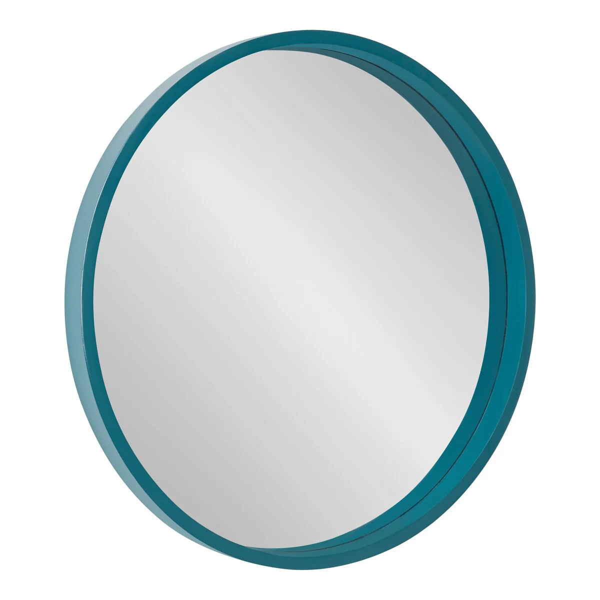 Round Wood Accent Wall Mirror, Modern Decorative Wooden Frame Mirror for Living Room, Bedroom and Entryway - Image 29