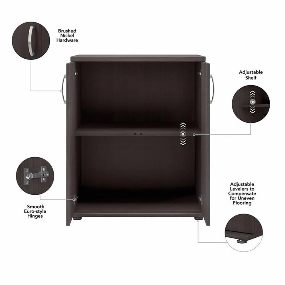 Pemberly Row Garage Storage Cabinet with Doors in White - Engineered Wood - Image 17