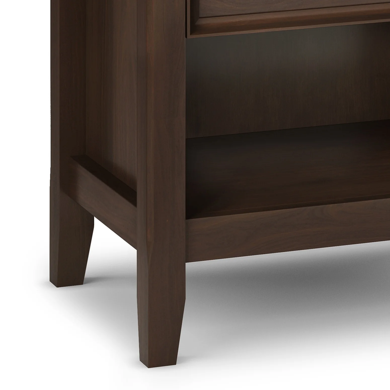 24 Inch Wide Solid Wood Nightstand, Bedside Table and Bedroom End Table - Image 82