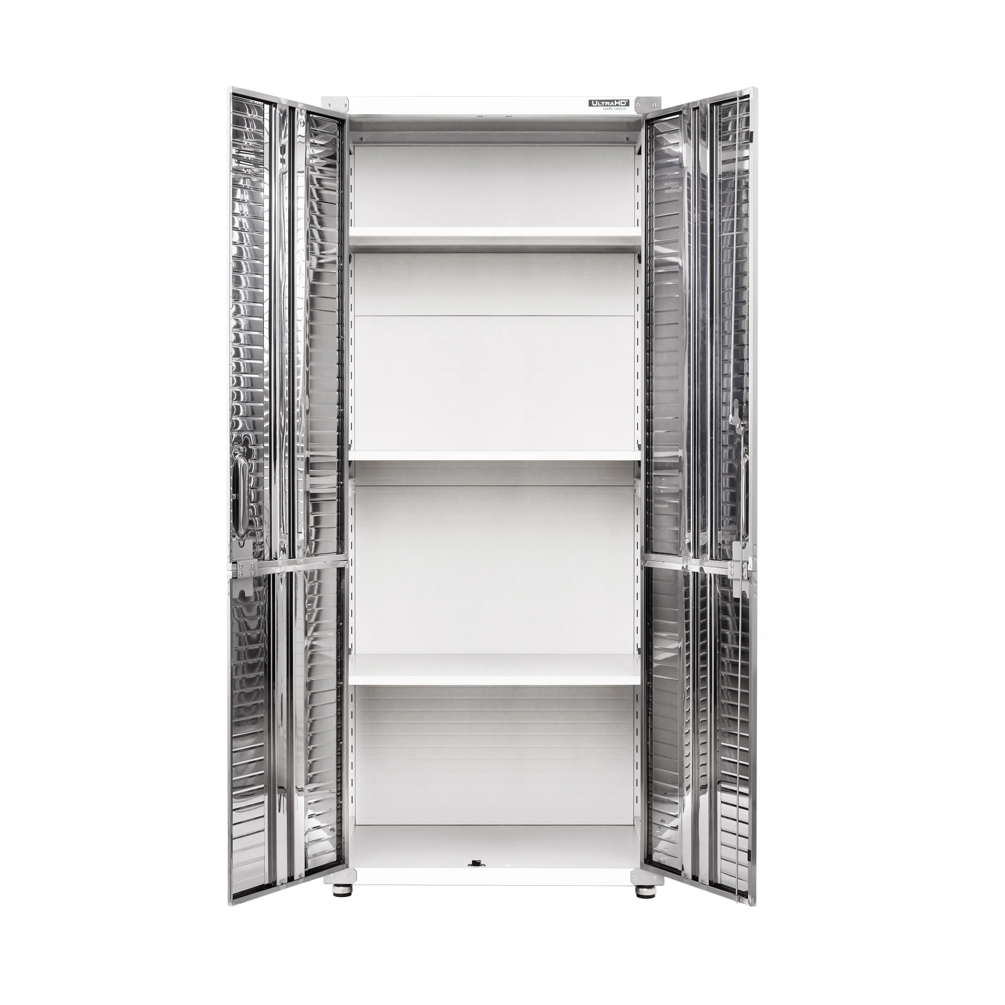 Seville Classics UltraHD? Steel Body Lockable Storage Cabinet Organizer Locker Shelving Unit, Graphite, 30" W x 18" D x 72" H - Image 20