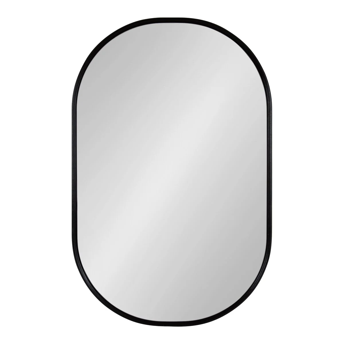 Modern Capsule Framed Wall Mirror, Decorative Oval Accent Mirror for Living Room, Bedroom and Entryway - Image 94