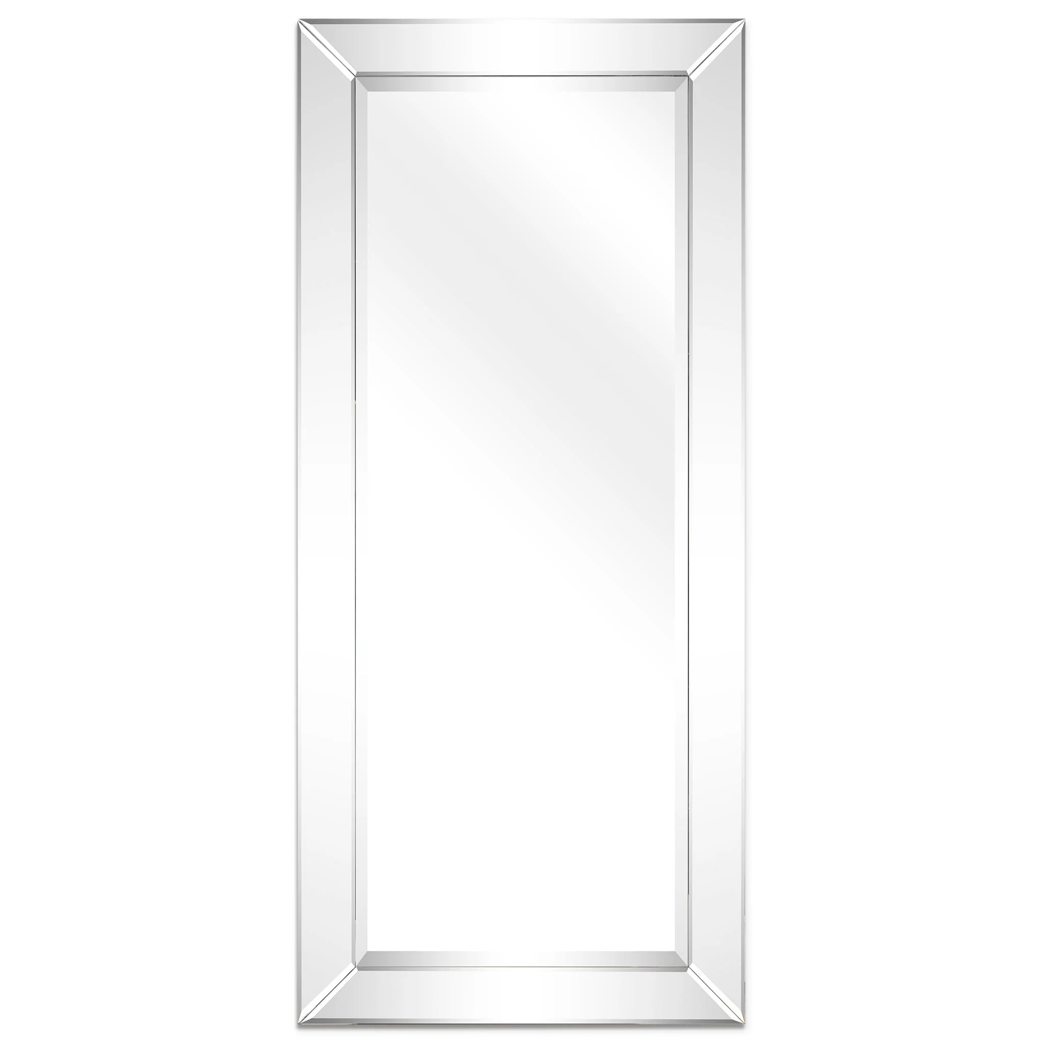 Beveled Rectangular Clear HD Wall Mirror, Bathroom Vanity and Bedroom Mirror, 3 Sizes - Image 2