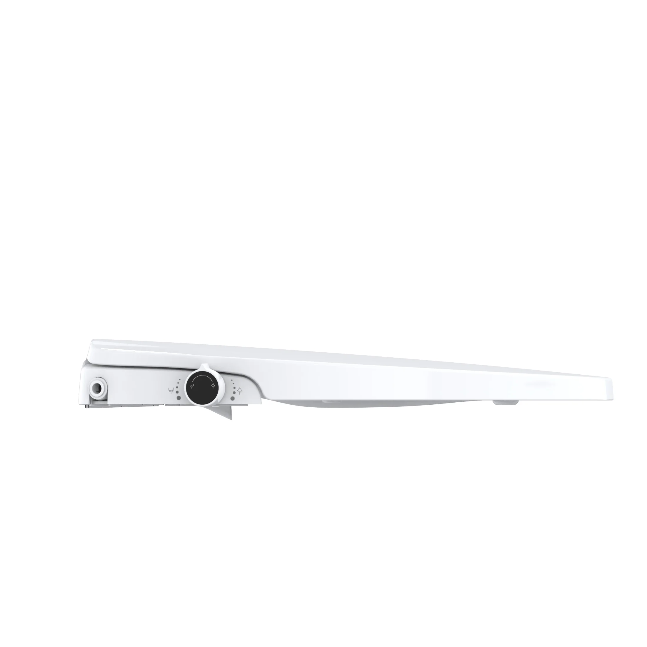 Mainstays Elongated Non-Electric Bidet Toilet Seat with Dual Self-Cleaning Nozzles, Daisy White - Image 6