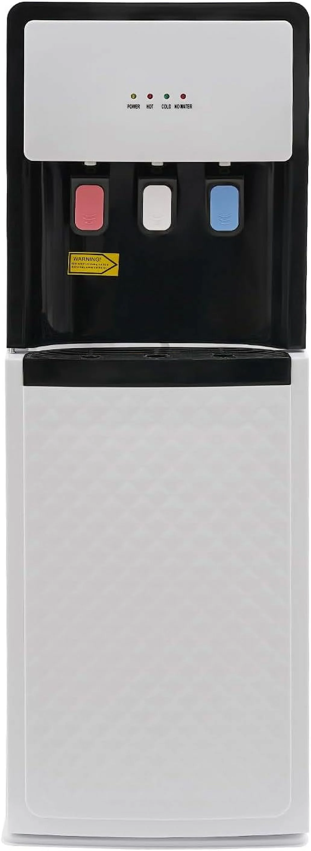 Bottom Loading Water Cooler Dispenser, Storage Cabinet Drinking Fountain Hot & Cold Standing Water Dispenser with Anti-Scalding Design Safety Lock for Home Office (Silver Grey) - Image 24