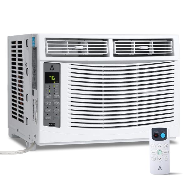 6,000 BTU Window Air Conditioner, 115V, with Reusable Filter and Controls