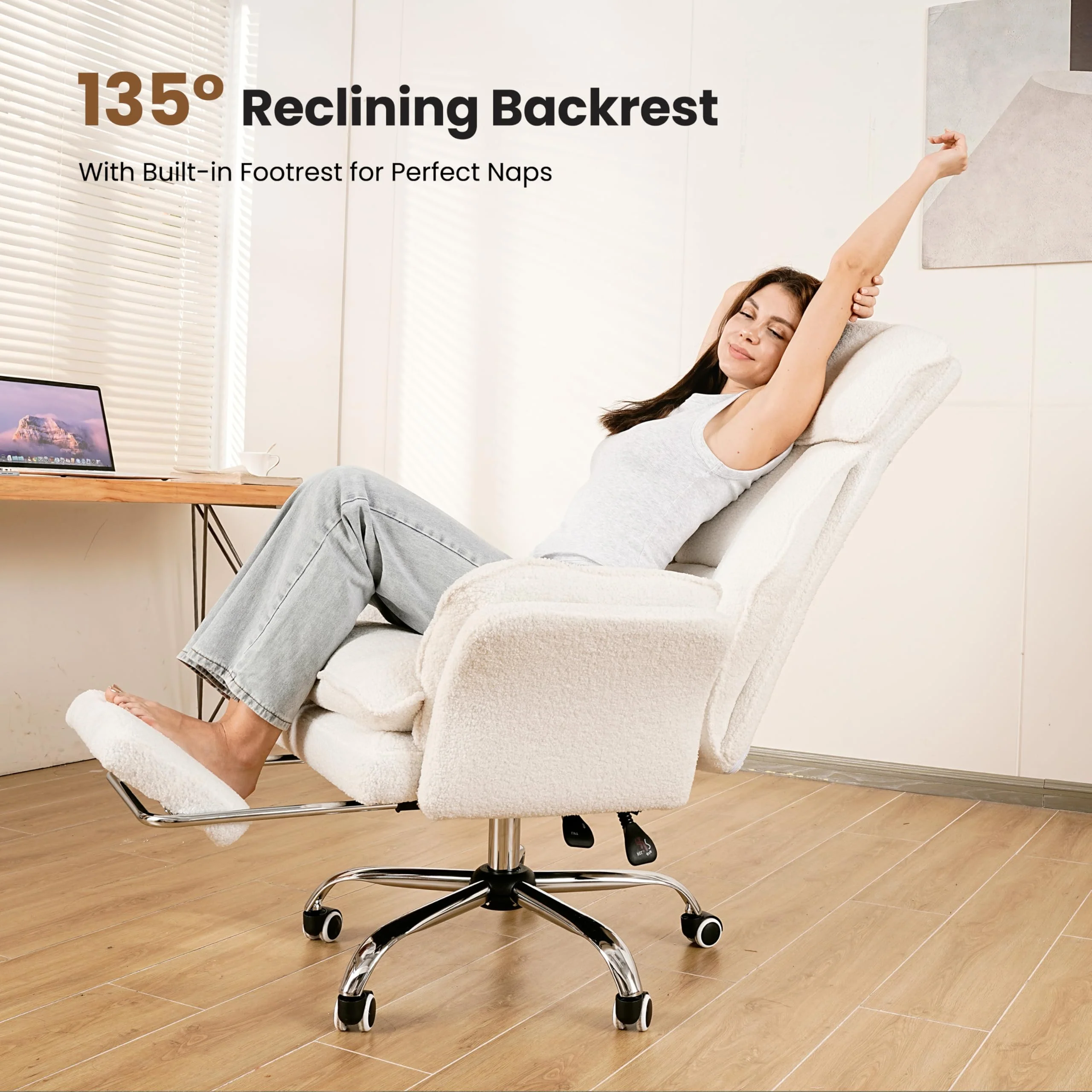 Big and Tall Executive Ergonomic Office Chair, High Back Computer Desk Chair for Home Office and Workspace - Image 6