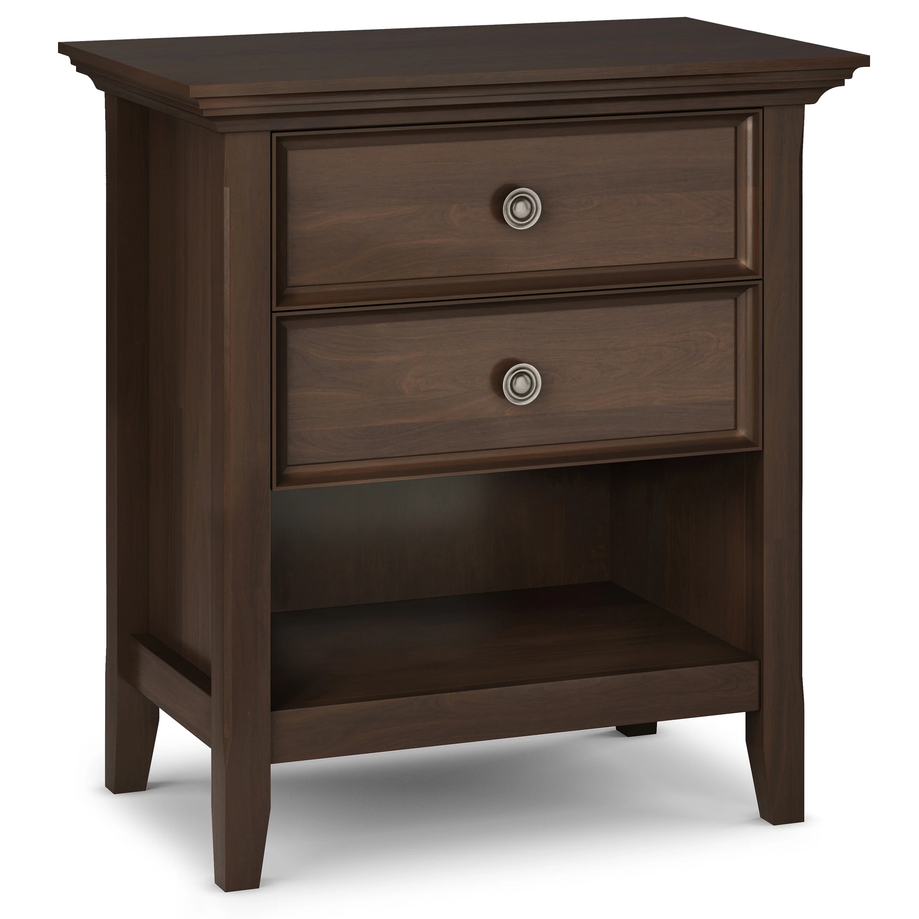 24 Inch Wide Solid Wood Nightstand, Bedside Table and Bedroom End Table - Image 76
