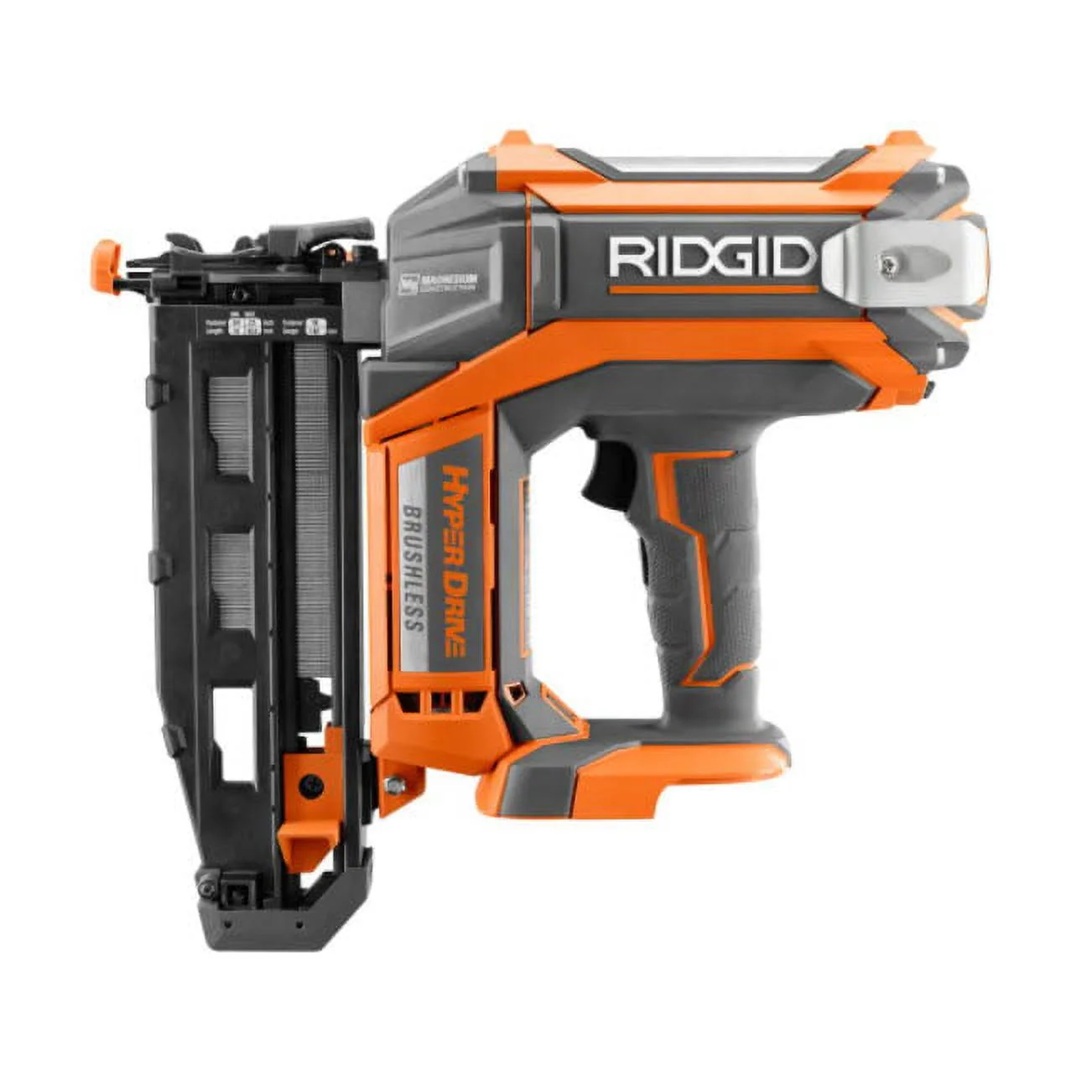 Ridgid HyperDrive 16 Gauge 18v Brushless 2-1/2 In. Straight Finish Nailer - Image 3