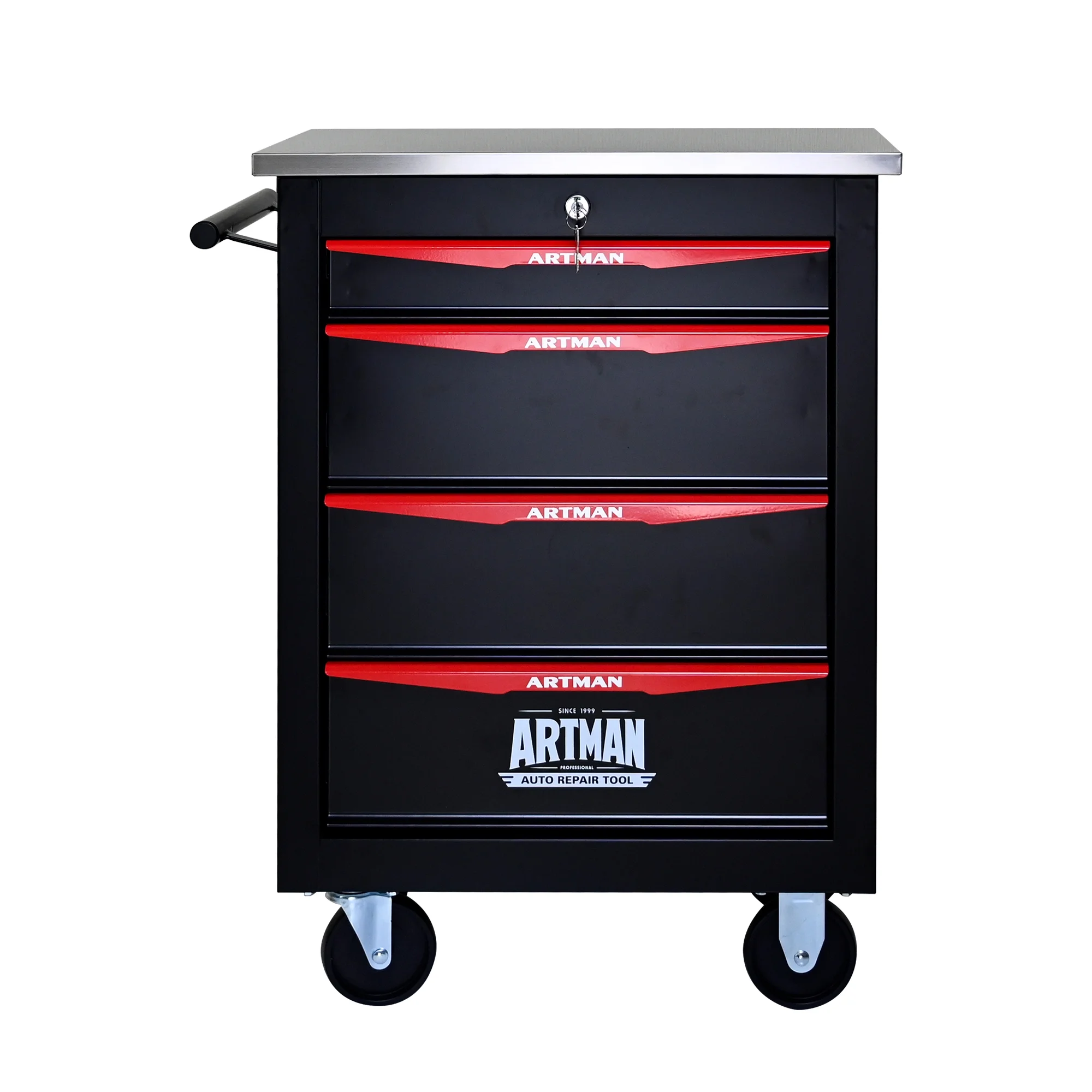 ARTMAN 6 Drawers Metal Rolling Storage Tool Chest Cabinet Cart with Wheels,with Key Locking and Parking Brake, Tool Box for Garage Workshop Warehouse - Image 43