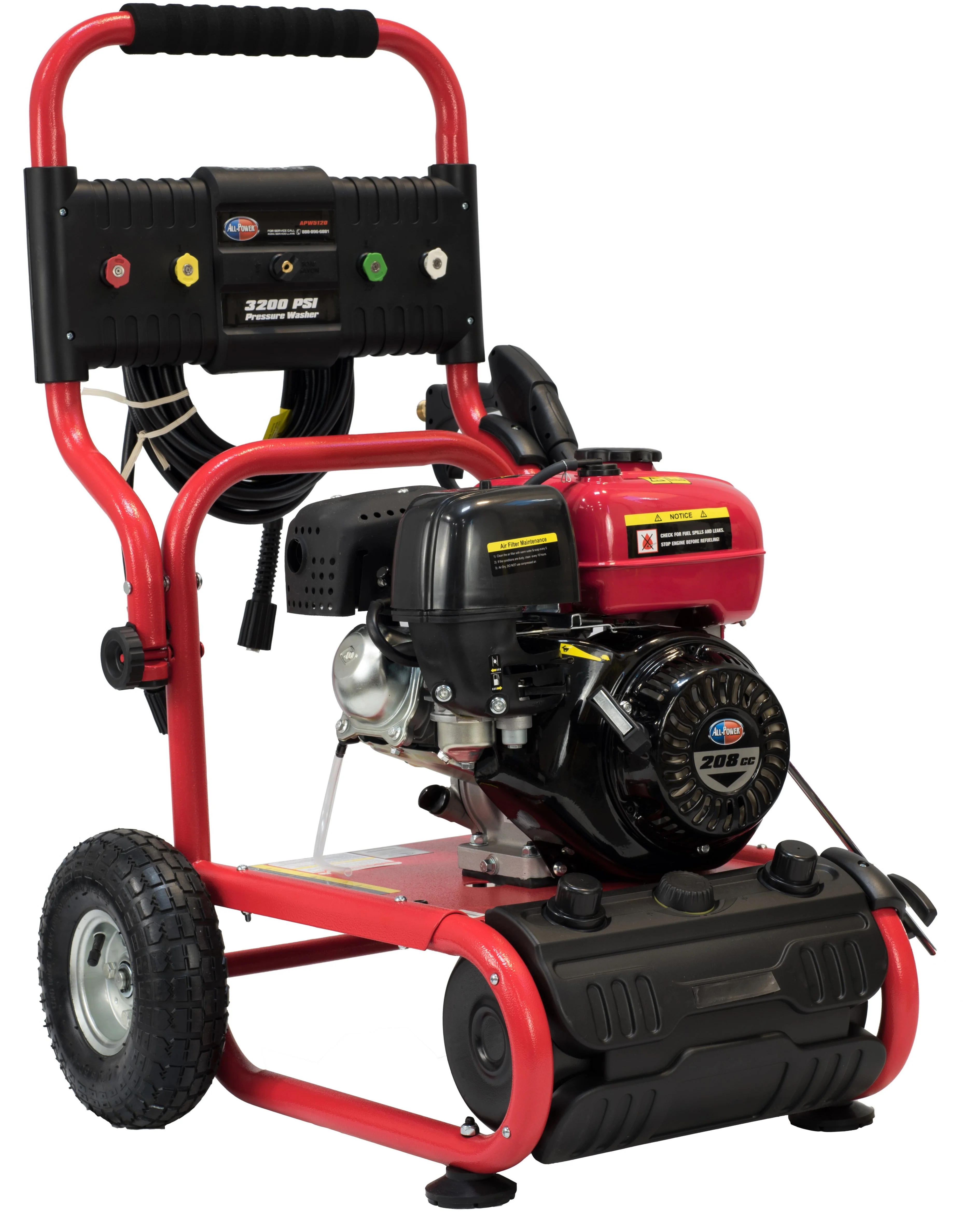 All Power Heavy Duty 3200 PSI, 2.6 GPM Gas Pressure Washer, Power Washer for Outdoor Cleaning, APW5120 - Image 2