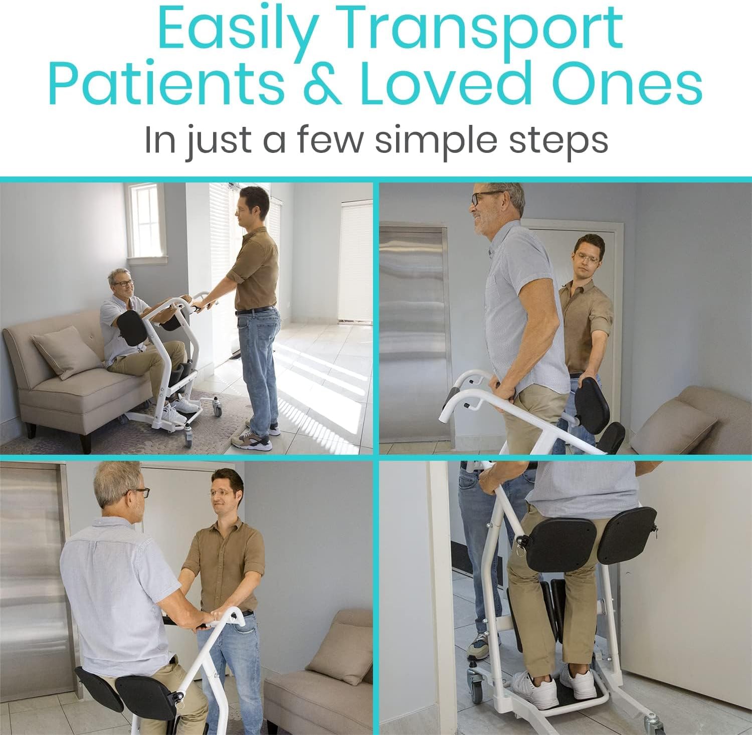 Sit-to-Stand Patient Lift and Transfer Aid - Image 2