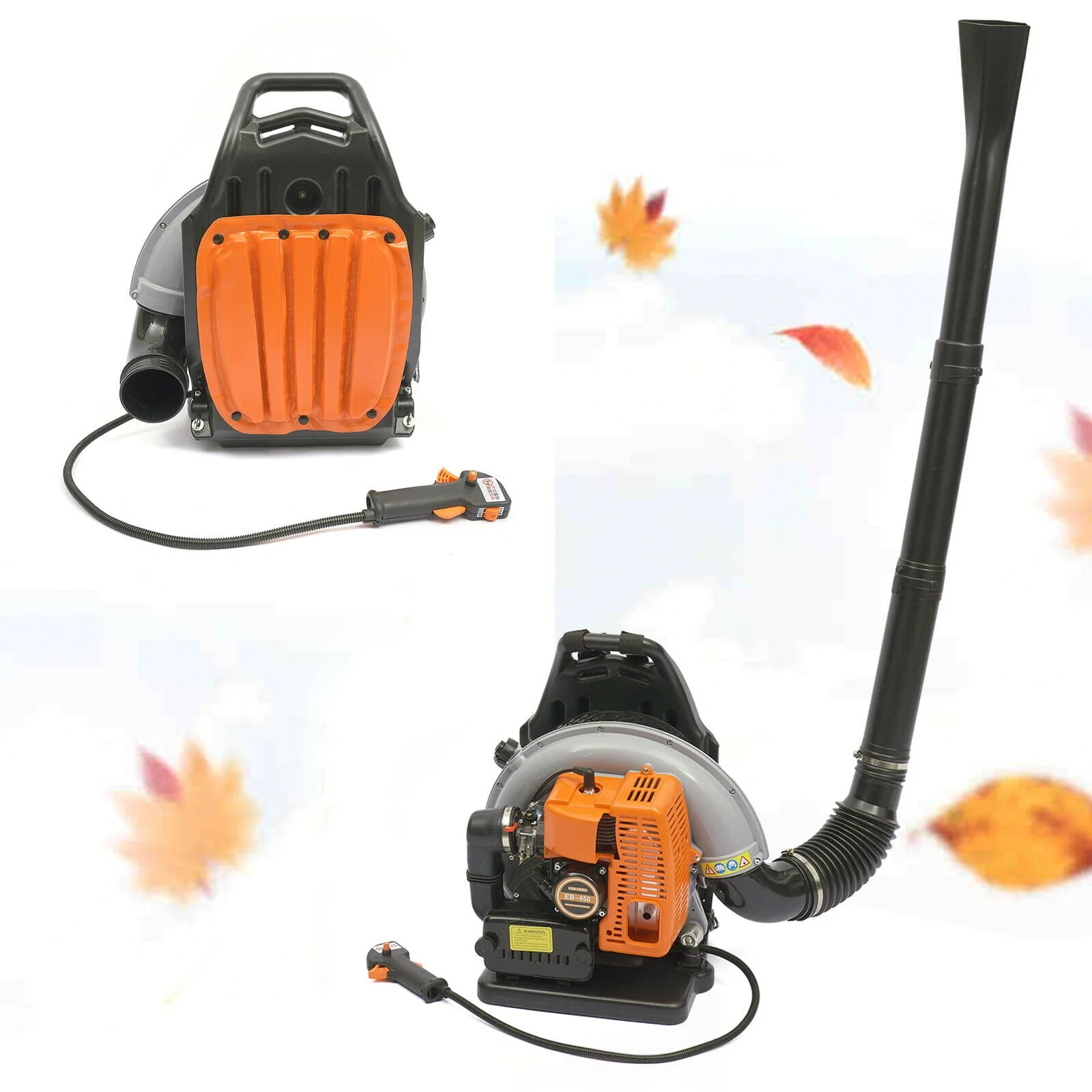 Anqidi 65CC 2-Stroke Backpack Leaf Blower Commercial Gasoline-Powered Grass Lawn Blower for Outdoor Lawn Garden Yard Cleaning - Image 5