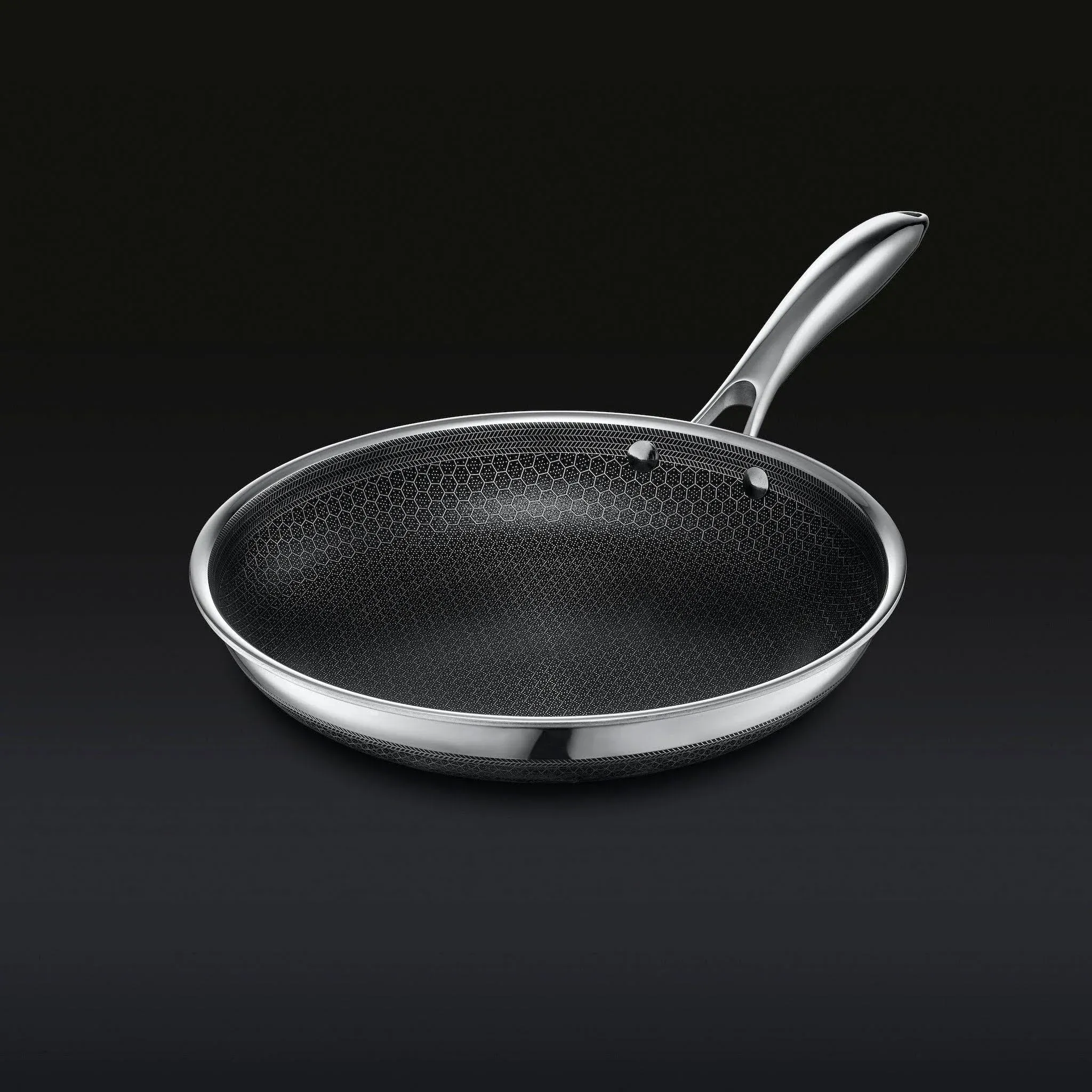6-Piece Hybrid Stainless Steel Cookware Pan Set with Glass Lids - Image 15