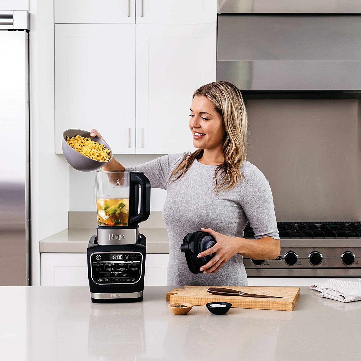 Cold& Hot Blender With 1400 Peak Watts Nonstick Glass Pitcher (HB152), 64 oz, Black Configuration B - Image 9