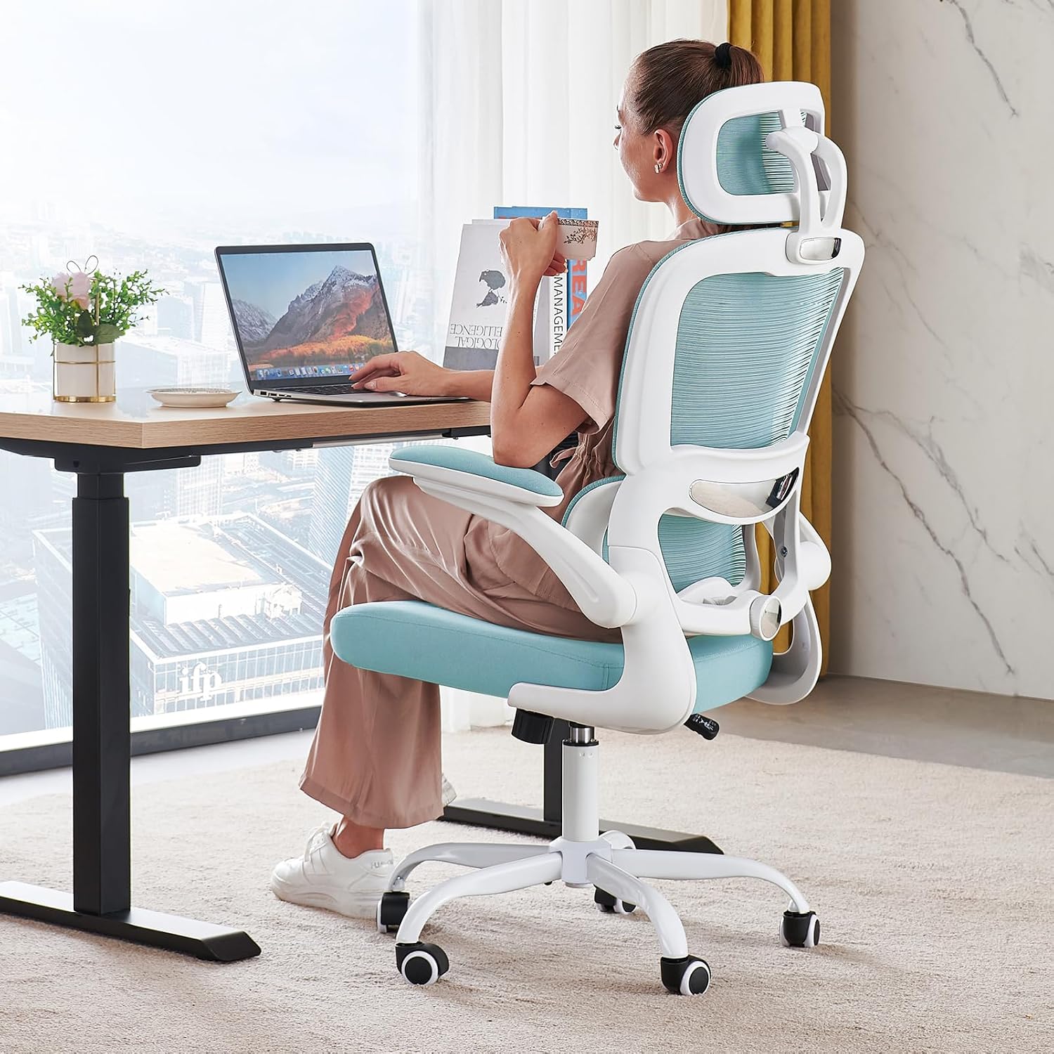 Office Chair Ergonomic Desk Chair - Gaming Chair with Lumbar Support - Image 3