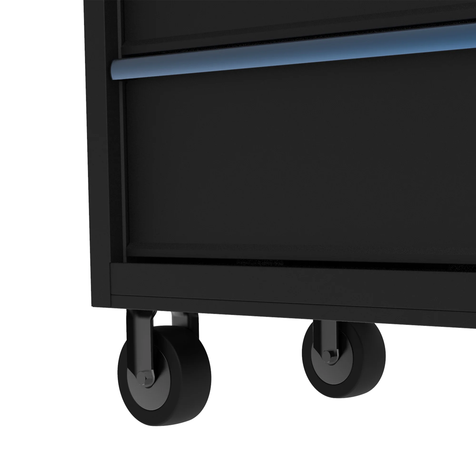 HART 36-Inch 5-Drawer Rolling Tool Cabinet with Wood Top, Locking Steel Garage Storage, Black - Image 8