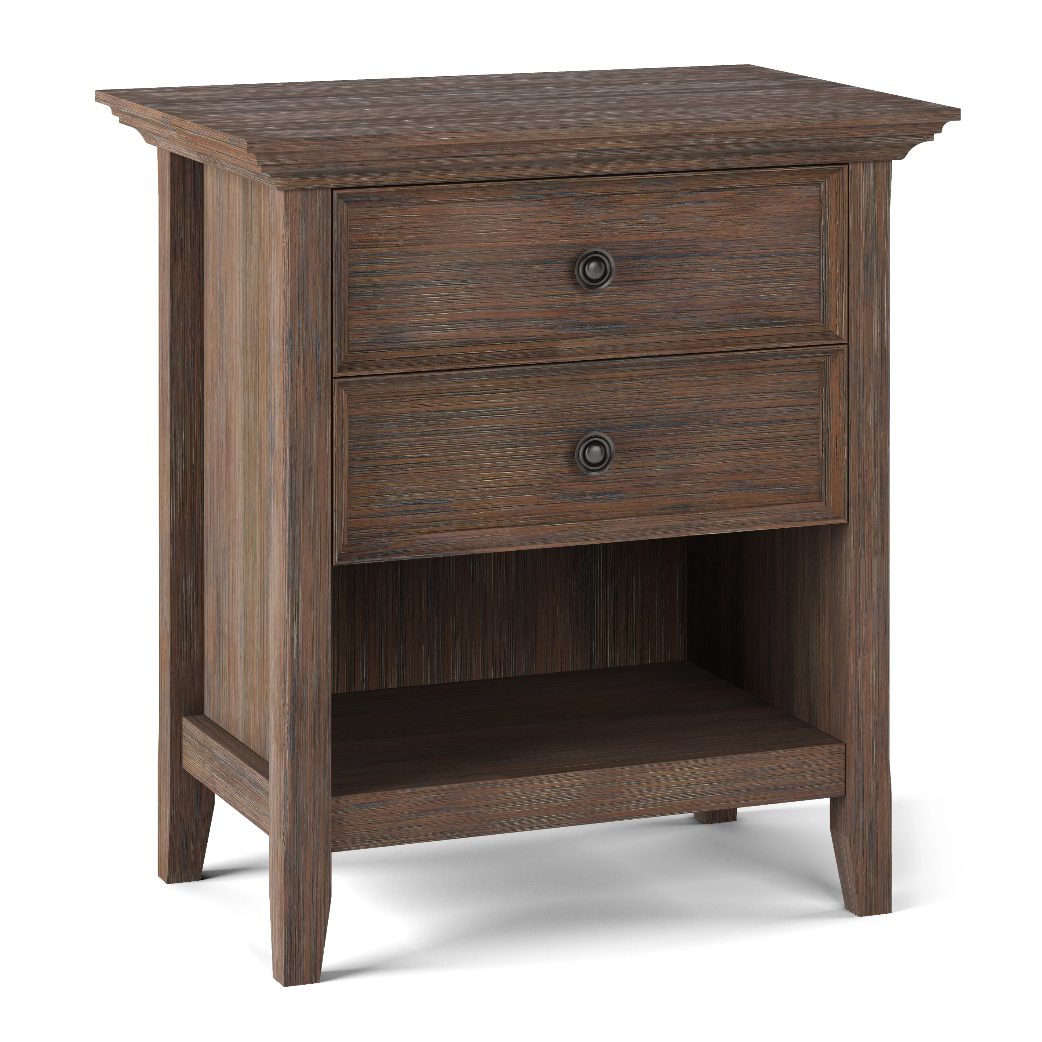 24 Inch Wide Solid Wood Nightstand, Bedside Table and Bedroom End Table - Image 90