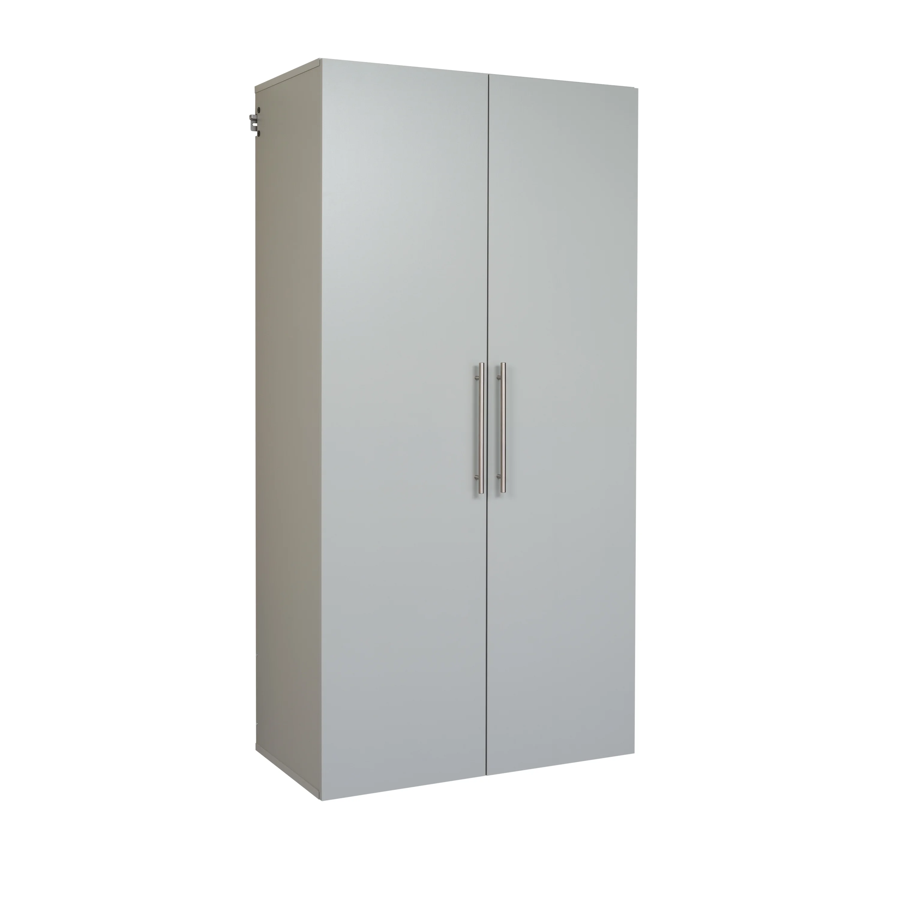 Prepac 3-Piece Extra Large HangUps Storage Cabinet Set, Light Gray - Image 9