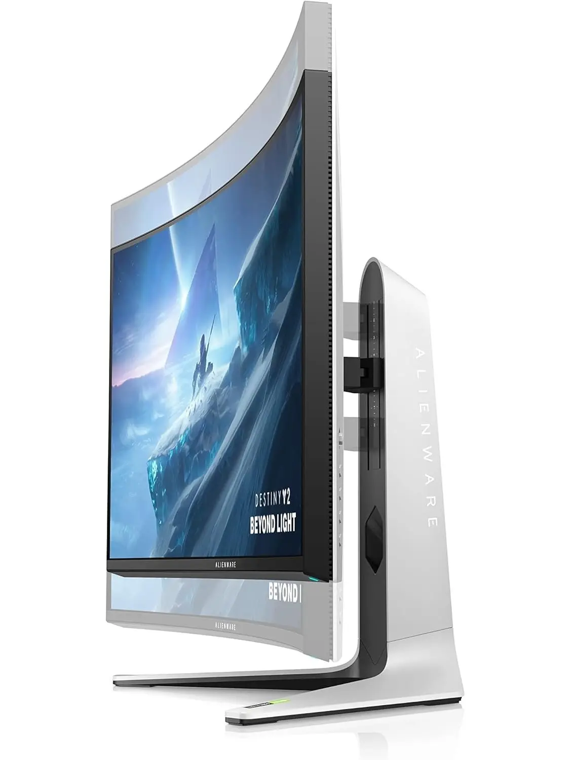 Ultrawide Curved Gaming Monitor 38 Inch, 144Hz Refresh Rate, 3840 x 1600 WQHD, IPS, NVIDIA, 1ms Response Time, 2300R Curvature, VESA Display HDR 600, AW3821DW - White - Image 5