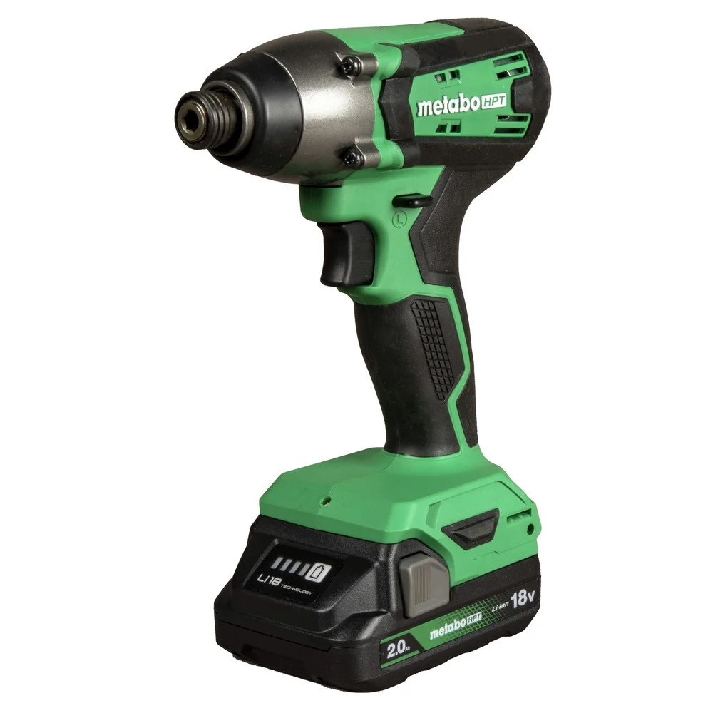 Metabo HPT 18V MultiVolt Hammer Drill and Impact Driver Combo Kit | Cordless | 2-2.0Ah Li-Ion Batteries w/Fuel Gauge | Lifetime Tool Warranty | KC18DFX - Image 5