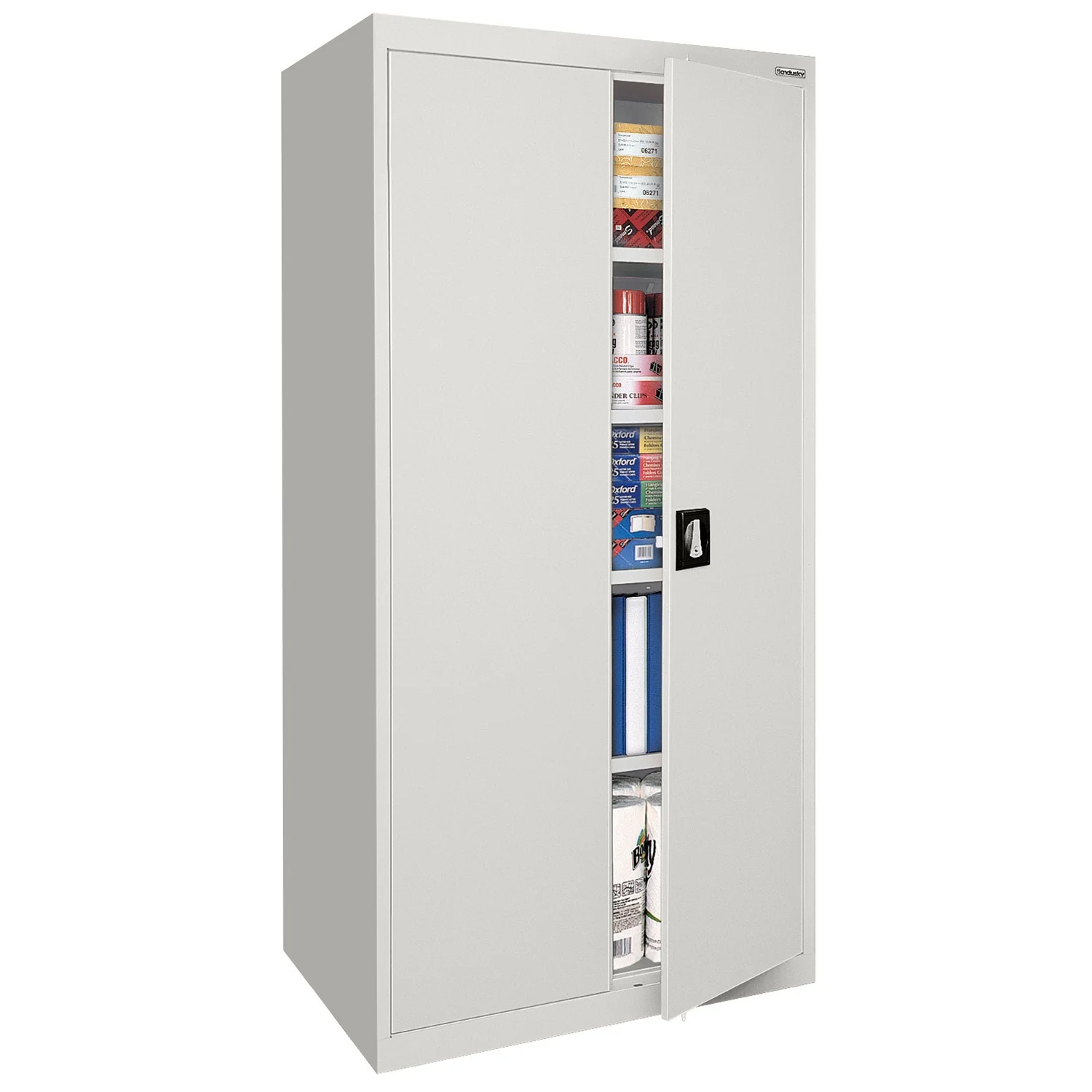 Sandusky Lee 20-Gauge 5-Shelf Welded Steel Freestanding Garage Storage Cabinet, Black - Image 31