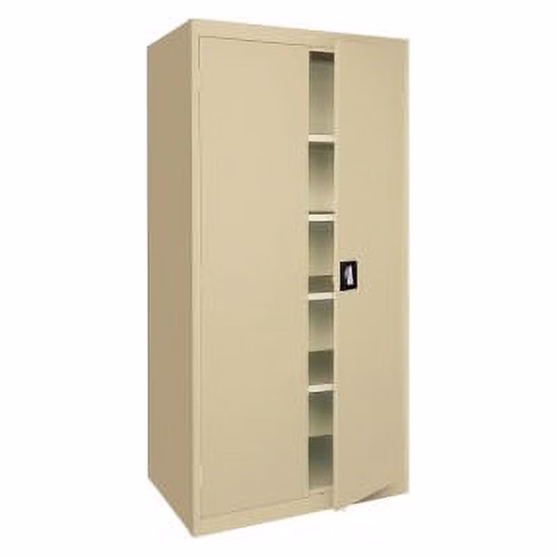 Sandusky Lee 20-Gauge 5-Shelf Welded Steel Freestanding Garage Storage Cabinet, Black - Image 7