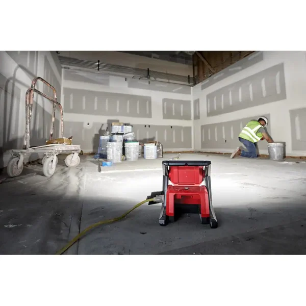 18V Cordless 4000 Lumen LED Flood Light – AC/DC Portable Work Light, Bare Tool - Image 3
