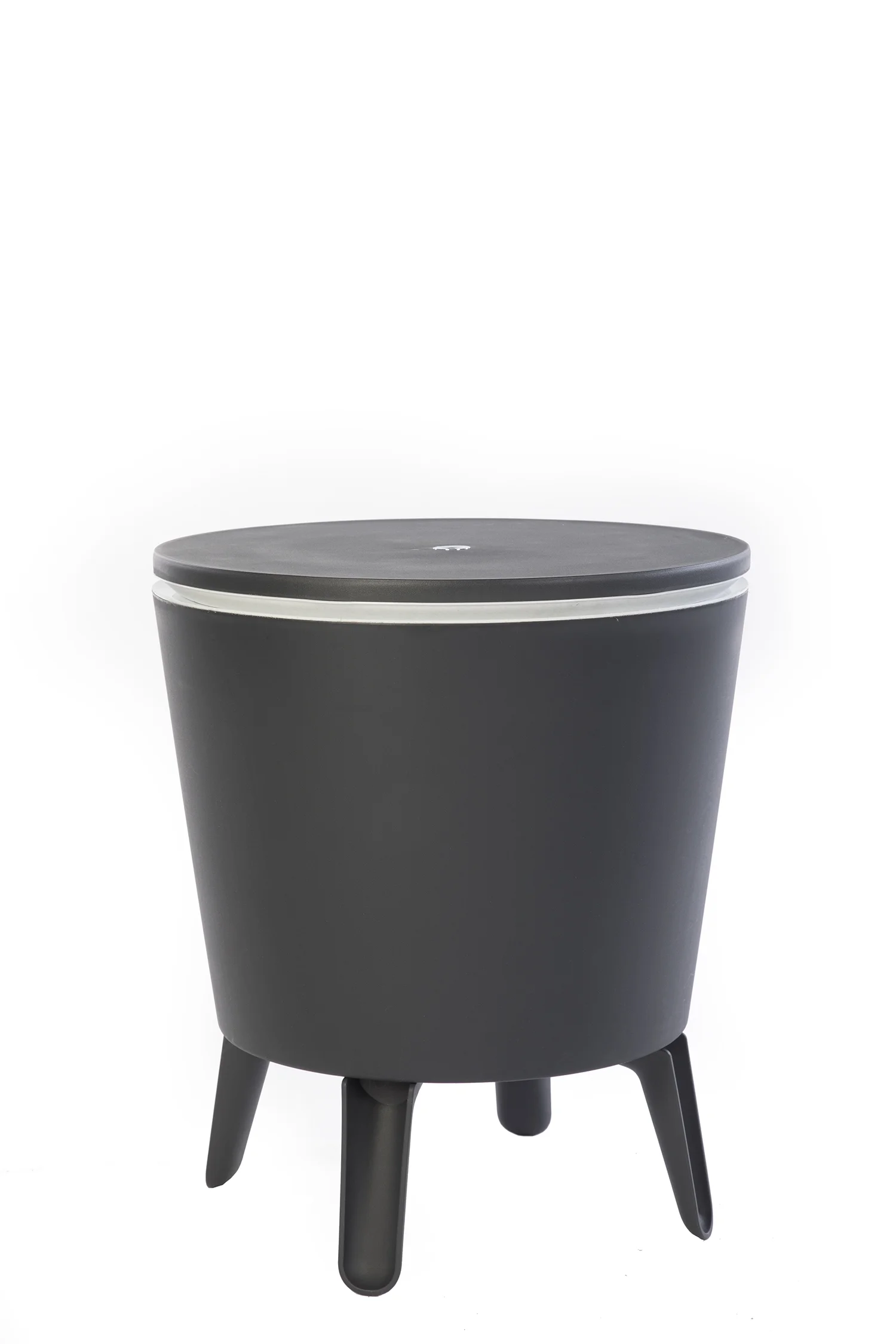 Keter Pacific 7.5 Gallon Cool Bar 2 in 1 Weather Resistant Side Table and Bar Durable Resin Outdoor Patio Beverage Cooler Table, Rattan Look Brown - Image 33