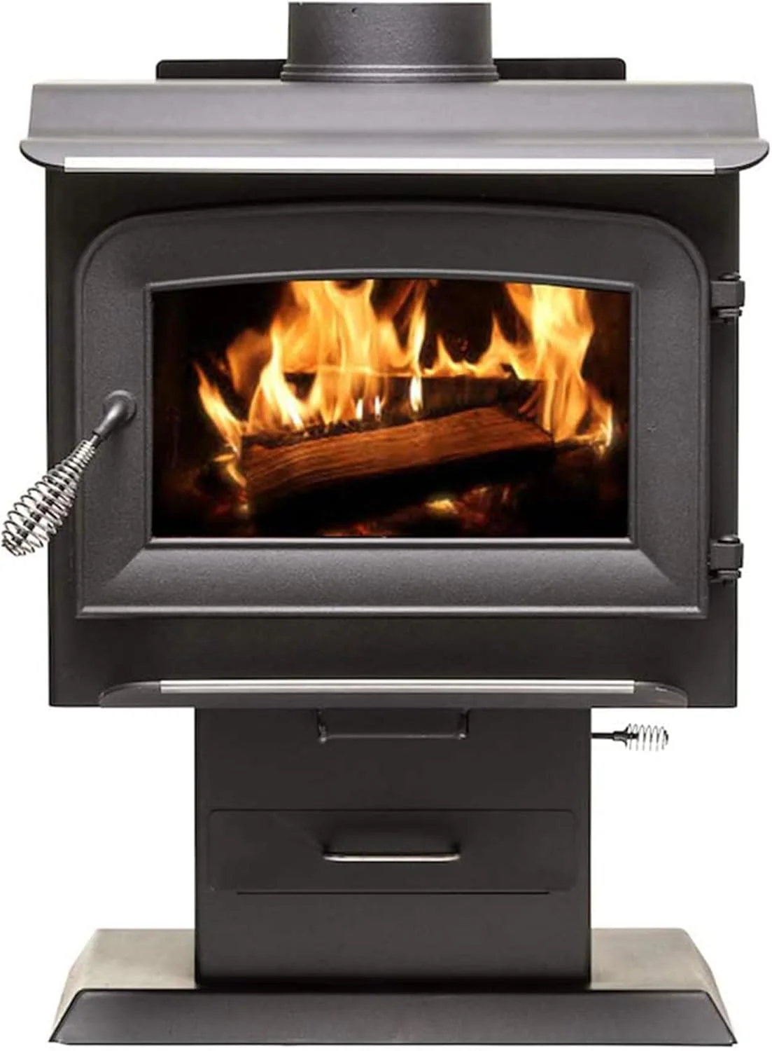 AW1120E-P 1200 Sq. Ft. Pedestal Wood Stove - Image 3