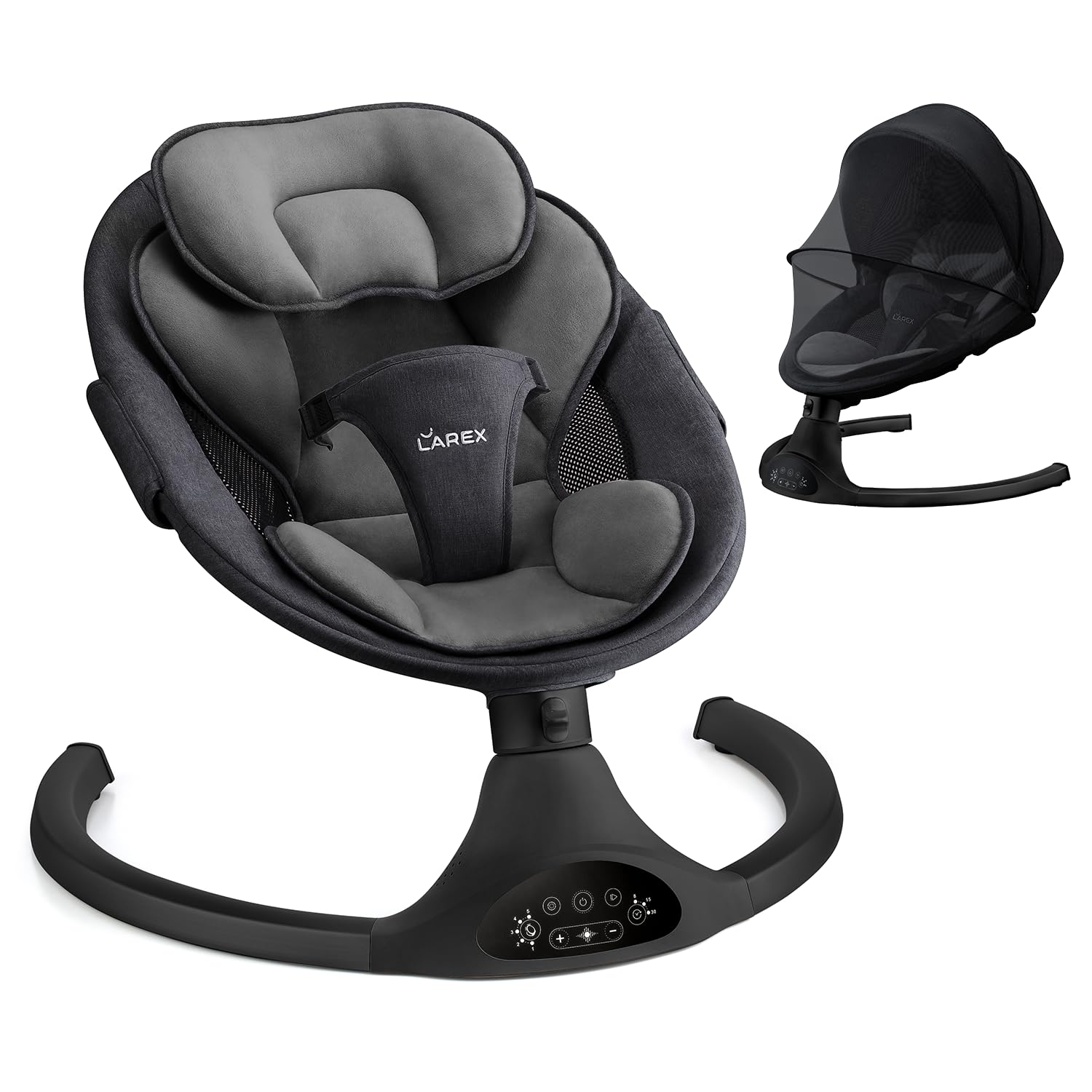 Baby Swing for Infants to Toddler with Remote Control & Bluetooth