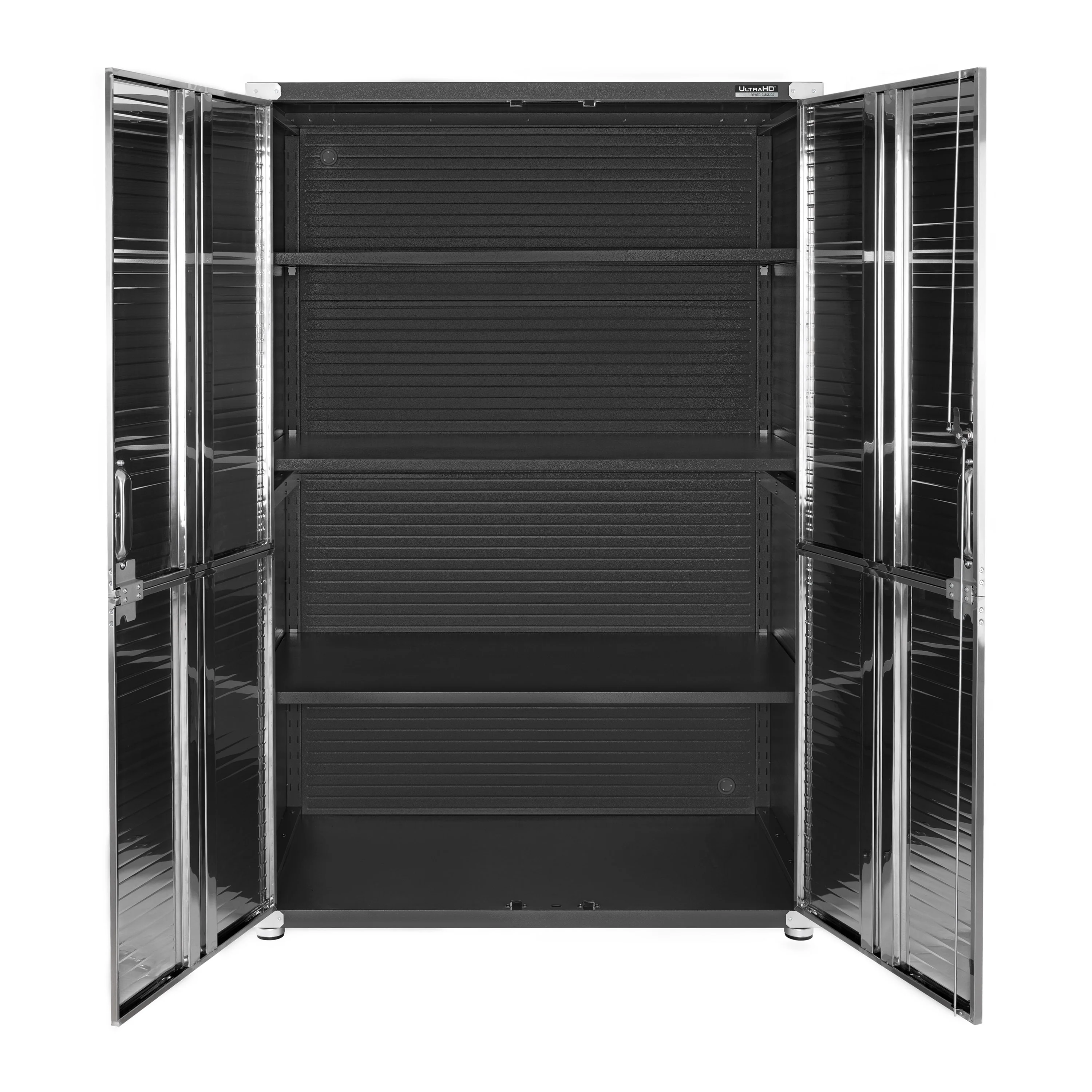 Seville Classics UltraHD? Heavy Steel Lockable Organizer Locker Storage Cabinet, 48" W x 24" D, Red - Image 32