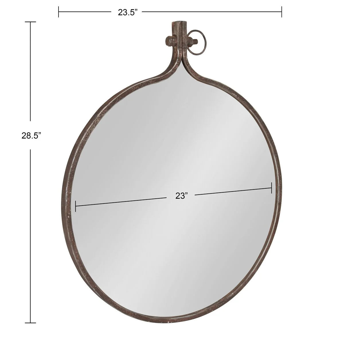 Modern Round Wall Mirror, Decorative Circular Accent Mirror for Living Room, Bedroom and Entryway - Image 50