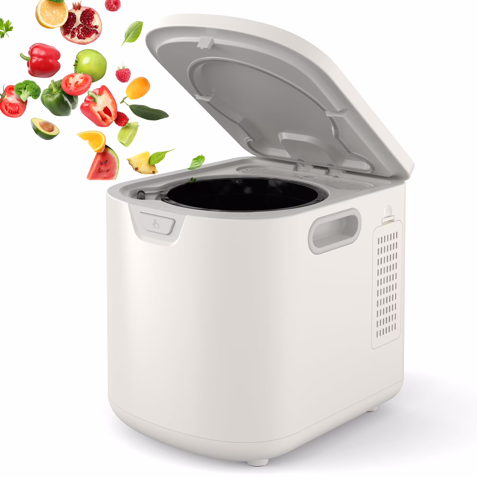 Danolapsi 3.5L Electric Kitchen Composter Smart Odorless Compost Bin Auto-Cleaning,Countertop Food Waste Composting Machine -Fast 4-6H Food Waste to Fertilizer Conversion for Outdoor Use