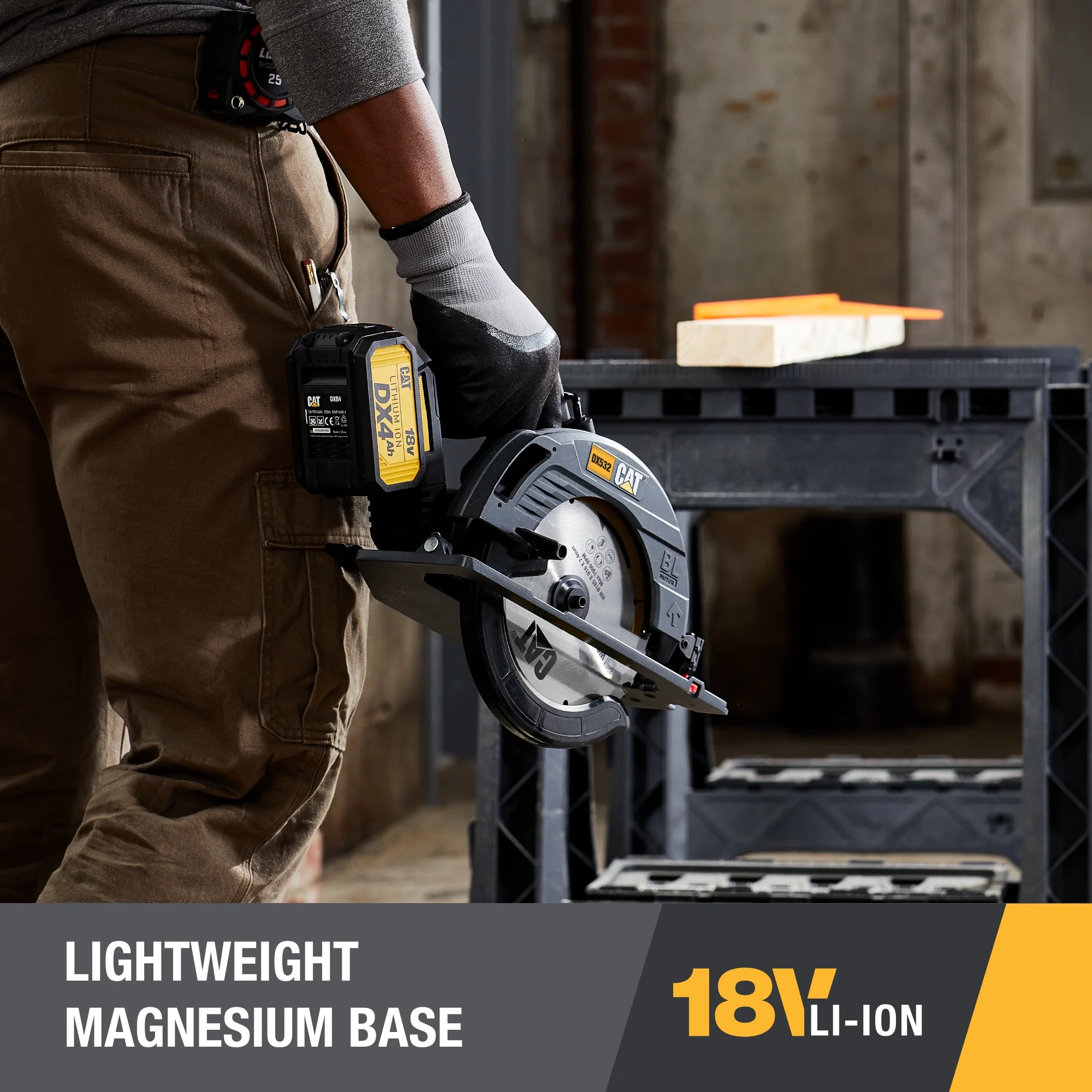 Caterpillar Cat? DX532 18V 1 FOR ALL 7-1/4- Cordless Circular Saw with Brushless Motor - Image 3