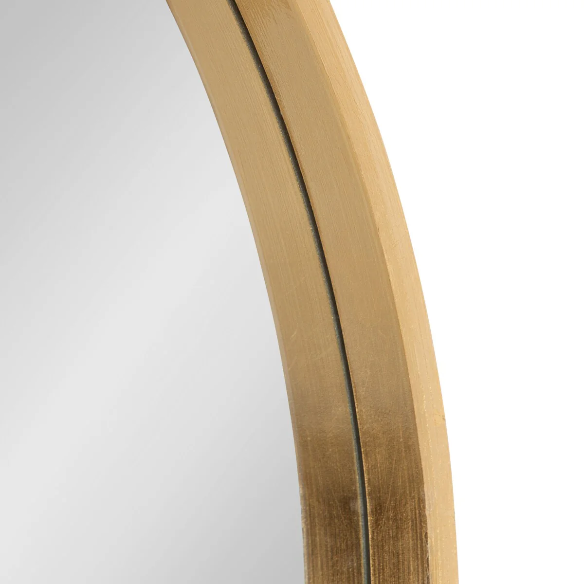 Round Wood Accent Wall Mirror, Modern Decorative Wooden Frame Mirror for Living Room, Bedroom and Entryway - Image 75