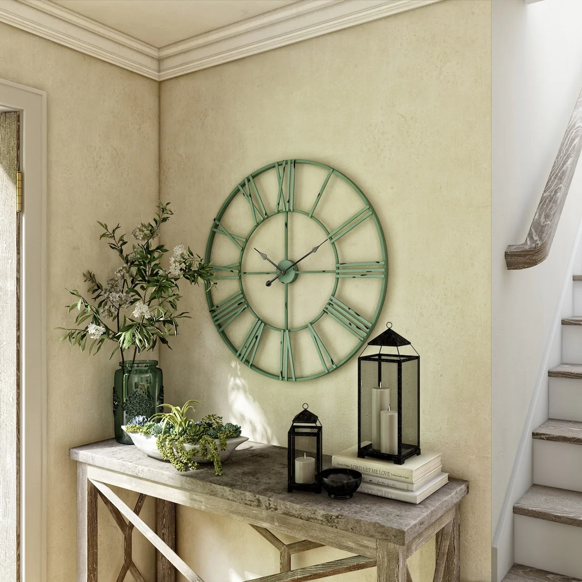 Modern Round Metal Wall Clock, Decorative Circular Hanging Clock for Living Room, Bedroom and Office - Image 34
