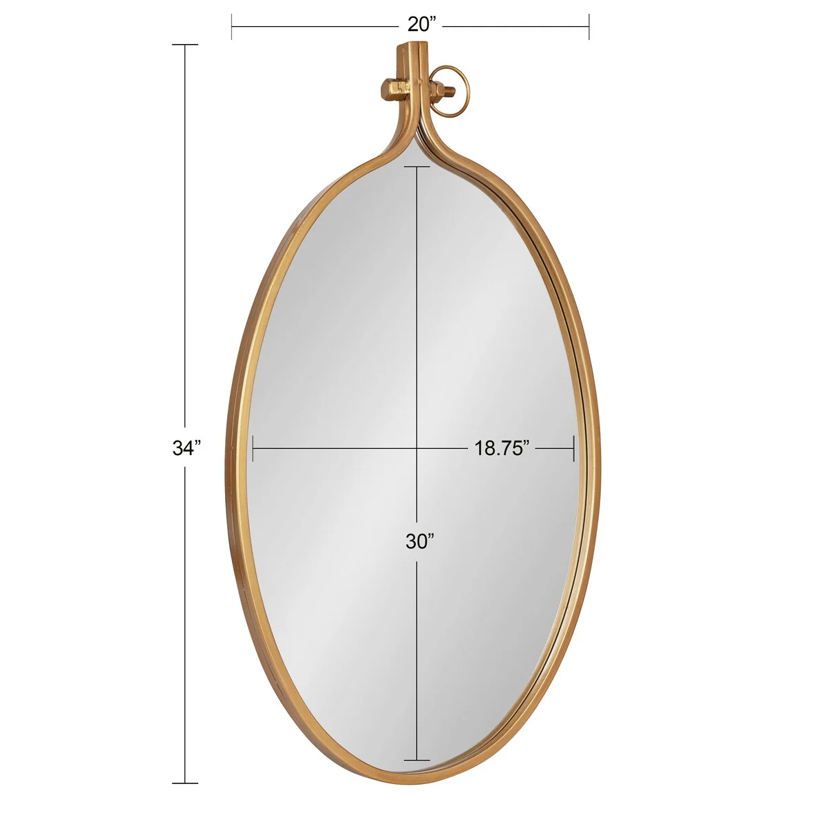 Modern Round Wall Mirror, Decorative Circular Accent Mirror for Living Room, Bedroom and Entryway - Image 65