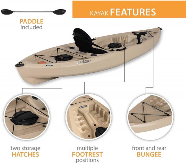 90806 100 Fishing Kayak C 2 Pack (Paddles Included) - Image 6