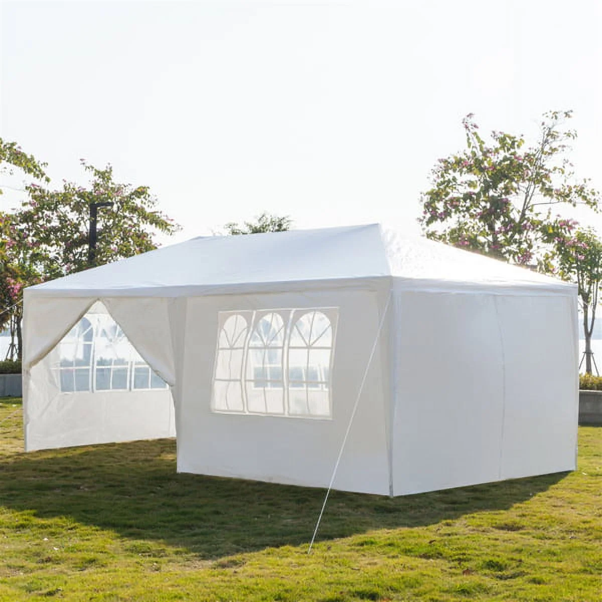 Mother's Day Sales - 10' x 20' Party Tent,Portable Wedding Party Tent,Patio Parties Tent BBQ Shelter Canopy Gazebo for Outdoor Events(10'x20' w/6 sidewalls) - Image 8