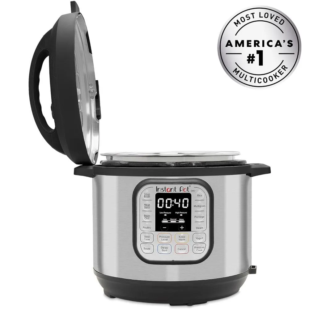 8 qt. Stainless Steel Duo Electric Pressure Cooker Configuration B - Image 2