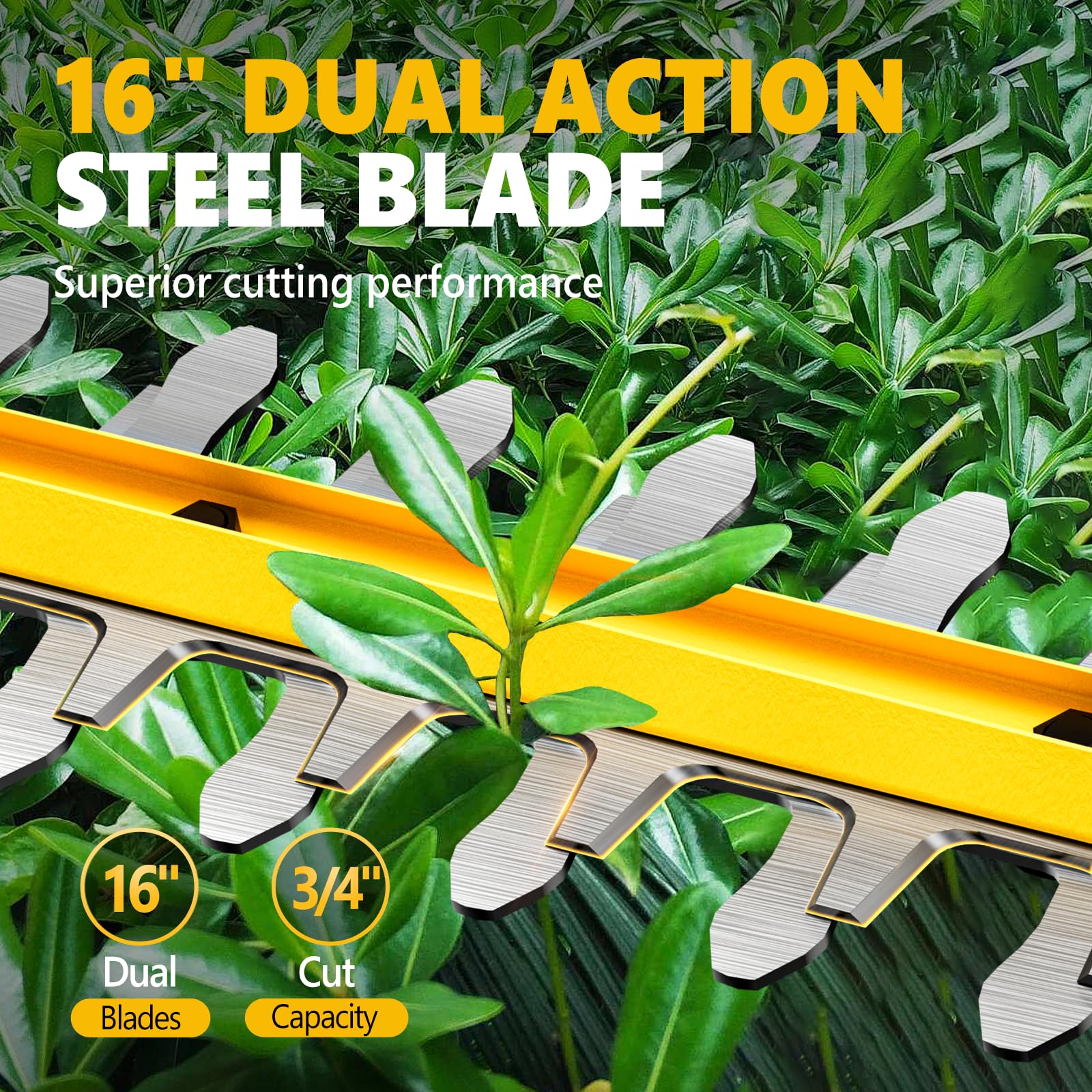 20V MAX Cordless Pole Hedge Trimmer, 2 x 2.0Ah Batteries and Charger Included - Image 5